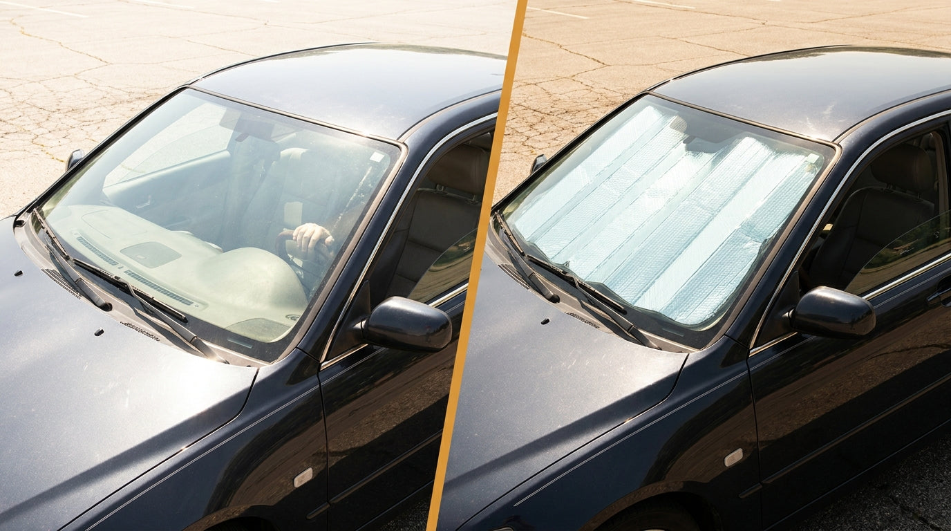 Car before and after CoolDash